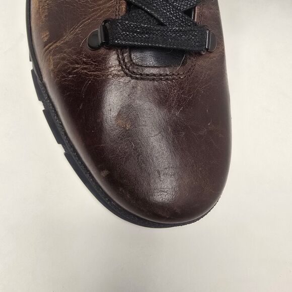 Frye Concept Hiker Boots Leather  Men\'s 13 Brown Black *Flaw main image 12